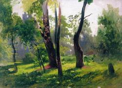 urgetocreate:  Fyodor Vasilyev, Trees: Study, 1870 