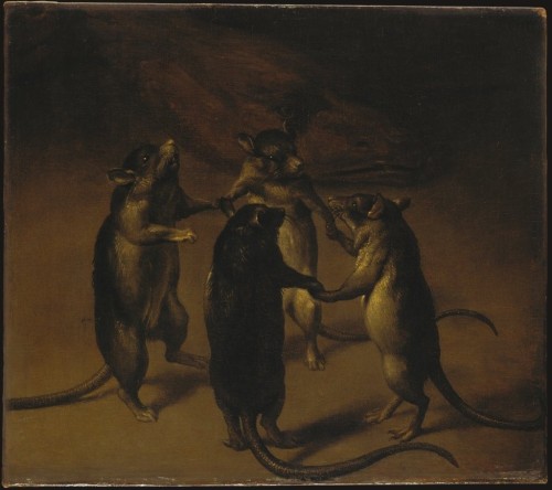 The Dance of Rats (1690) by Ferdinand van Kesselhttps://painted-face.com/