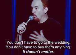namelessstreets:   Louis CK nailing it every time.  