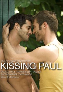 undercoverguys:  Kissing Paul with Levi Poulter &amp; Paul FrancisFrom the coffee table book, Kissing Paul, by the masterful photographer David Vance. Excepts from Beautiful Mag. I love this. Everything down to Paul’s Papi waistband and the stubble