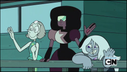 cruelfeline:  I feel like this sequence from The Return is an excellent representation of how the Crystal Gems approach a lot of issues with Steven.Smile, give him confidence, help him feel secure… then break down in anguish and insecurity and near-terror