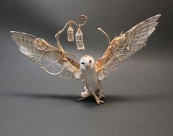 neekcreep:  bubblejam:  The incredibly intricate and captivating custom animal sculptures by Creatures From El, Ellen June.   I fucking love all of these  !!