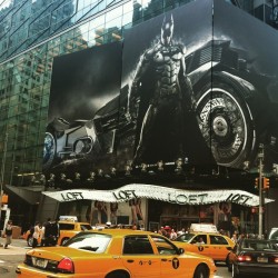 princekido Huge #Batman at #TimesSquare in #NYC