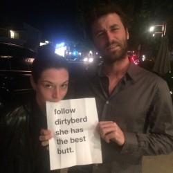 dirtyberd:  DB: @stoya and scruffy James Deen approved. And they like my butt !!! #thisactuallyhappened #what