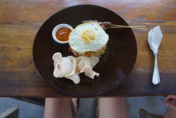 Nasi Goreng, a traditional meal in Bali,