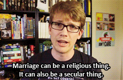 slaygame:  Your Arguments Are Invalid: Gay Marriage (x) - Hank Green  It&rsquo;s not that hard, people.