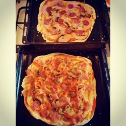#Pizza :) .. but yesterday(  #yummy