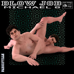 BLOW  JOB is composed of 12 poses for M8, being intimate with his M8. Files  for DAZ Studio 4.9 and up are included in this set. Apply INJ pose files  directly to Michael 8 and the genitals, then apply poses. Keep Limits  ON when prompted. This great