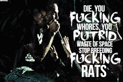 deathcore-and-moshpits:  Whore to a Chainsaw - Thy Art is Murder  