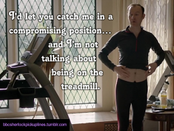 &ldquo;I&rsquo;d let you catch me in a compromising position&hellip; and I&rsquo;m not talking about being on the treadmill.&rdquo;