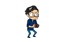 mo-the-half:  Made Mark a little animation! Congrats on finishing Fatal frame!! I know you said it wasn’t the best, but I really enjoyed the playthrough. Thanks, Mark!