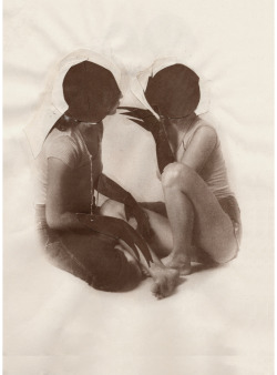 rudygodinez:  James Gallagher, Girls 1/Girls 2, (2006) There seem to be three types of characters repeated in Gallagher’s work; The figure of power, the figure of vulnerability, and the figure of lust. Each composition consists of dark and light (halftone