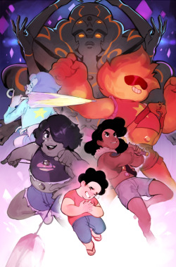 velinxi:    I saw these at NYCC so I guess I can post them nowHere are the con exclusive covers I did for Steven Universe issues 25-28!   You can get them from any cons Boom Studios are at at their booths OR from me at any artist alley I’m at! (I’ll