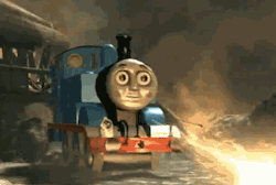 calliecucumber:  So… someone made a Skyrim mod where all the dragons are replaced with Thomas the Tank Engine characters and it’s the funniest fucking thing I have ever seen. (Watch the video, you won’t regret it.) Above, the World-Eater sits in