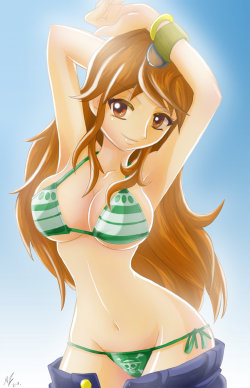 fandoms-females:nami_hot_day_by_mauroz ( AF #9 - Its always a beach day when your on the seas )  &lt; |D&rsquo;&ldquo;&rdquo;