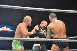 rwfan11:Billy Gunn, Road Dogg, and Orton …I don’t know why they are doing paper-rock-scissors for a turn, I can do all three at the same time! …..&lt;now that was a little dirty…but hey! ;-) &gt; LOL! ….Billy seems to be bulging a little too!