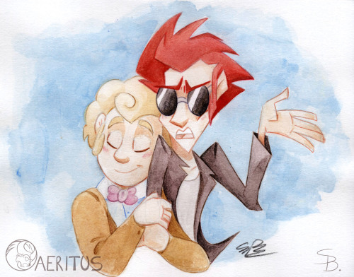 aeritus:  Havent done watercolors in AGES, and still working on a proper style for those 2, slowly getting there ;P