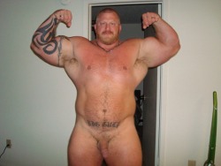 crazylife6:Eric liebig - huge bear muscle stud soft and hard 