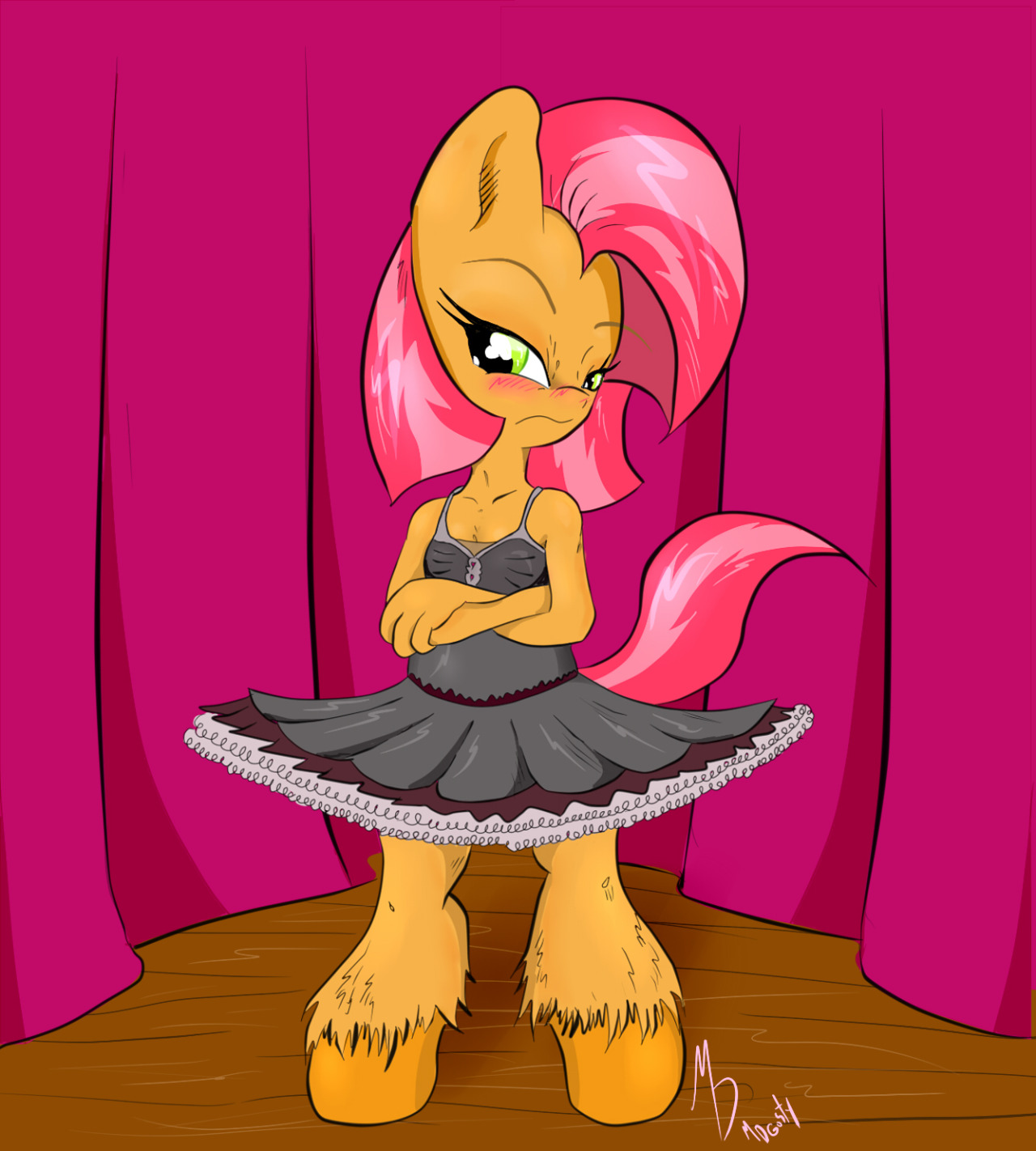 Babs in a tutu.  Don&rsquo;t know how exactly you&rsquo;d talk her into
