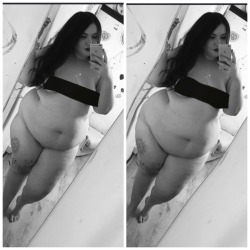 that-fatt-girl:  For all you feeders, me now and me in 6 months 