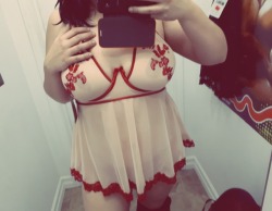 a-walk-through-hells-kitchen:  thisheavybody:  My ability to procrastinate like no other is one of the hallmarks of my personality.   Last minute sexy Christmas shopping last night. I didn’t end up buying any lingerie pieces  (apart from thigh high