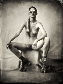 edrossphotography:  Whole plate tintype of Kammeron Michelle.  © Ed Ross 2014