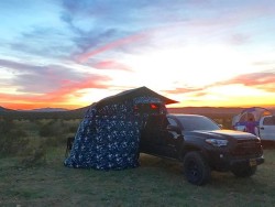 Camp for the night with @expeditionxoffroad and @ivdsuspension for Group Therapy.        • #toyota #tacoma #toyotatacoma #trdoffroad #tacomaworld #4x4 #offroad #3rdgentacoma #trdoffroad4x4 #xdiv #xdivla #xdivclothing #truck #prerunner #project #allblack