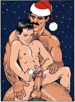 dads-raping-thier-sons:  Happy Holidays you horny fuckers!  😘