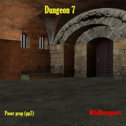 Kawecki has more for your wild dungeon scenes! Including this new dungeon room! Use this great new space and add all of your dungeon props! Compatible in Poser 4 ! Dungeon 7  http://renderoti.ca/Dungeon-7