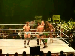 Cm Punk with the dick grab on Ryder! 