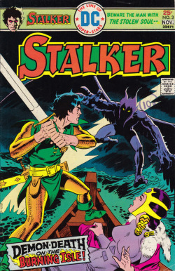 Stalker No. 3 (DC Comics, 1975). Cover art by Steve Ditko &amp; Wally Wood.From Oxfam in Nottingham.
