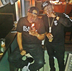 aintnojigga:  Jay-Z with his friend Jayvon