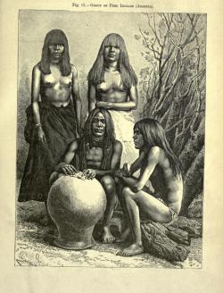 the-two-germanys:  Group of Pimo Indians (Arizona).The Earth and Its Inhabitants: North AmericaElisée ReclusNew York: D. Appleton &amp; Co., 1890.