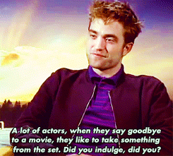 thatfunnyblog:  Funny Stuff you like?  Seriously no one hates Twilight more than Robert Pattinson.