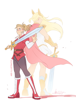 abd-illustrates:  For the Honor of Greyskull!    I binge-watched the new She-Ra series this week and absolutely fell in love – what a great show! I ended up having so many favorite characters that I’m probably gonna doodle in the future, but since