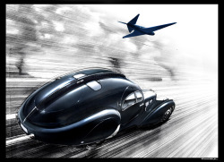 frenchcurious:  Bugatti-De Monge 100P 1938