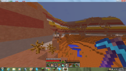 I FINALLY found a mesa/clay biome place. I&rsquo;m calling it the Red Waste like from Game of Thrones.