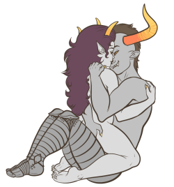 trollsplay:     Anonymous said to trollsplay:  Probubbly a reely unpopuloar ship but could i humbly request a sweet feftav? youre art is so amazing but you really havent drawn much of my favorite adorabull bouy I think this means I’ve drawn Feferi shipped