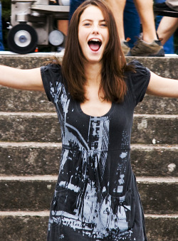 effyfuckinstonem:  Kaya Scodelario: “Effy”, from Skins.&ldquo;I was on the way past a location shoot this morning, and I took the fact that she started jumping up and down and smiling and waving when she saw me taking photos from the boat as a (not