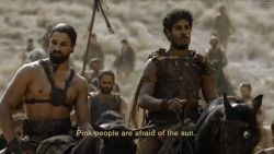 tomfordvelvetorchid:  blackfangirl:  Mood: The Dothrakis dragging white people  Pink people anabbsvsaja 