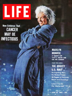 elsiemarina:  Marilyn Monroe on the cover