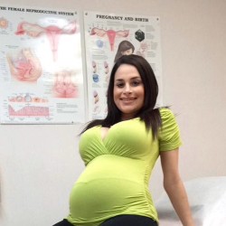 Curzon-Nana:  Theredghost:  Time For A Checkup, Doctor. The Twins Are Growing Nicely.