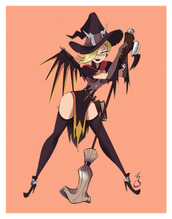 cheesecakes-by-lynx: “Unknown to the heroes, Dr. Junkenstein had other allies.” Witch Mercy!  I’m mixed on all the changes they’ve been making to Mercy (but what do I know, I haven’t been able to play much at all), but one things for sure-