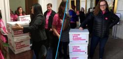 redmachasacorn: micdotcom:   Planned Parenthood reportedly blocked from delivering petitions to Paul Ryan’s office Planned Parenthood volunteers arrived at House Speaker Paul Ryan’s office armed with nearly 90,000 petitions in response to GOP plans