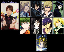 kurolove:  beetlejuicecomesforyou:  My Ono Daisuke’s favorite characters.  WHERE’S HUEY JACK YOU BITCH