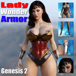 guhzcoituz is back and is here to protect! Protect your Genesis 2 Female that is with their latest armor!  This Armor is perfect for superhero scenes, created based on the movie and the game as a reference, and sculpted in ZBrush. It’s compatible with