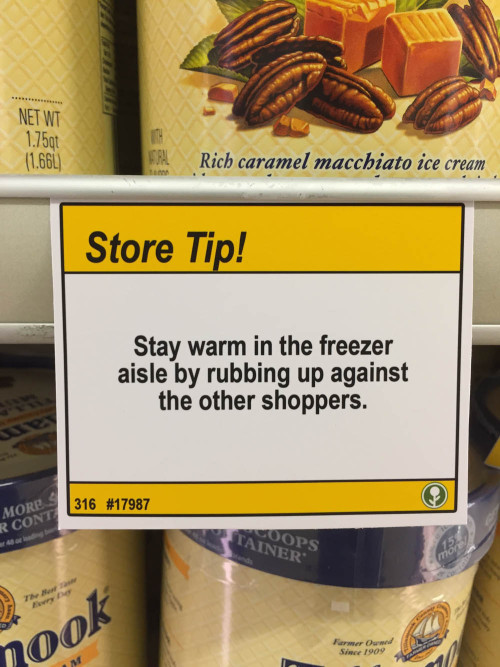 obviousplant:  I added some store tips to a nearby grocery store