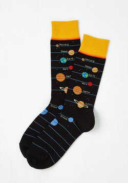 littlealienproducts:  Solar System Socks from ModCloth 