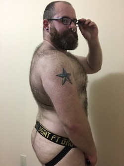 A couple of post workout pics. Chest is starting to show along with my butt and some other muscles.More of Me