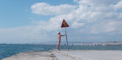 Urban nudism in Nea Paralia Thessaloniki 31/07/2014 https://vimeo.com/102236099